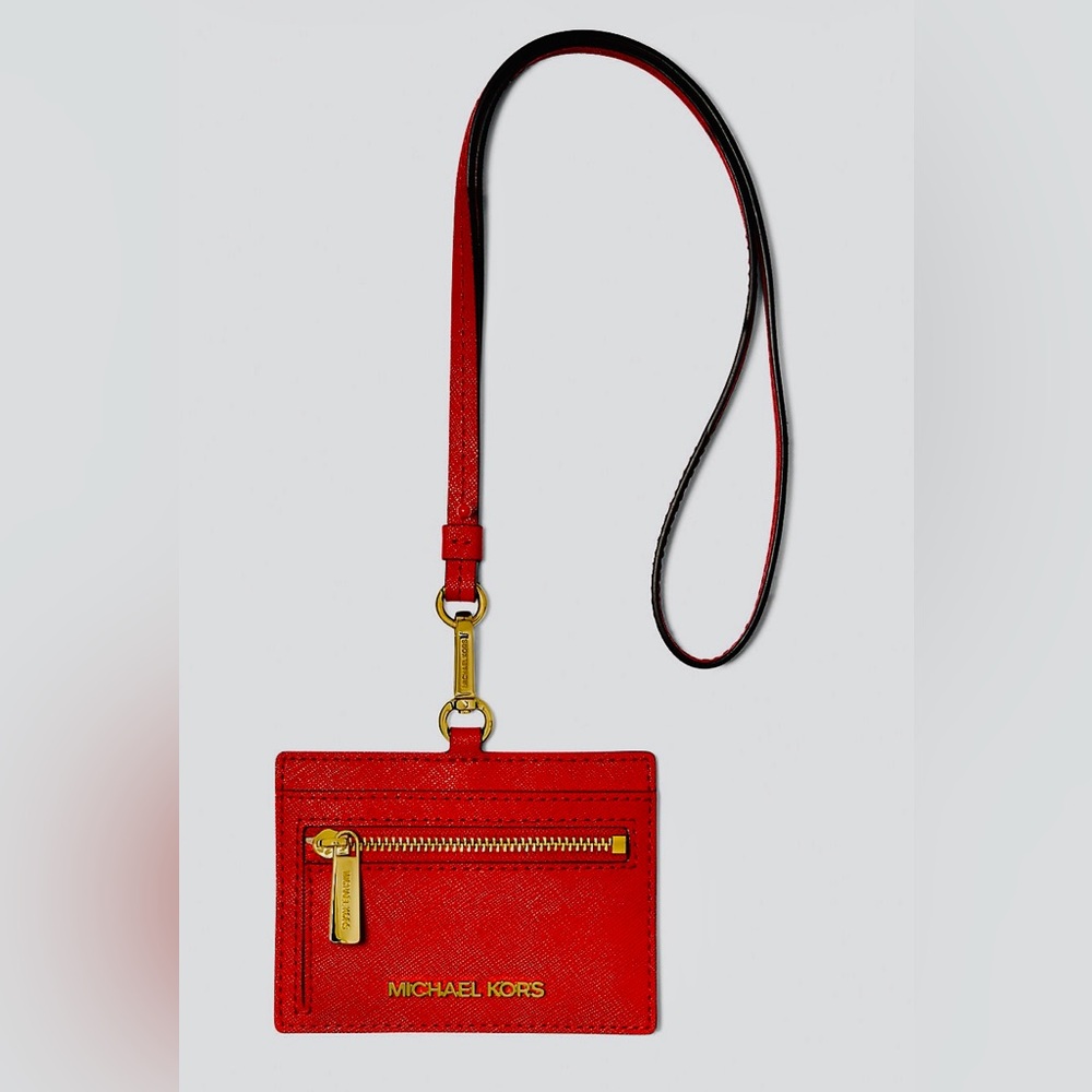 Michael Kors Jet Set Travel Card Case Lanyard